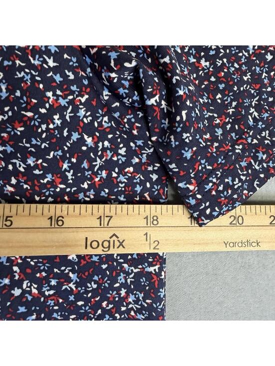 Under Armour The Playoff Polo Shirt Mens XS Loose All Over Print Speckled Floral - Picture 5 of 6